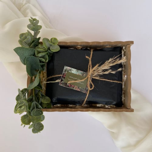 سلة المعمول الخشبية