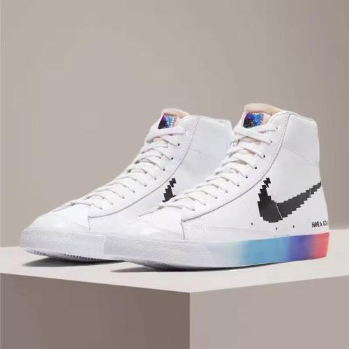 Nike blazer shoes for unisex sports casual with vi...