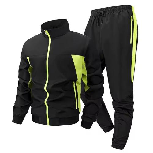 Men's sports set from Colorblock decorated with fa...