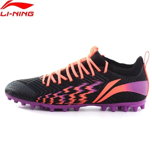 Li-Ning men's football shoes AG ground breathable...