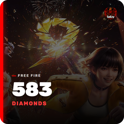 شحن 583 Diamonds للعبة Free Fire