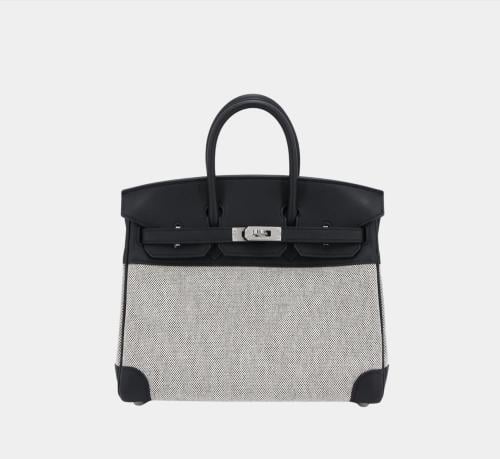 Birkin Toile- أسود