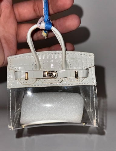 مايكرو Birkin شفاف كروكو