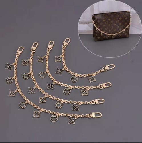 سلسال ذهبي اسود للشنطة