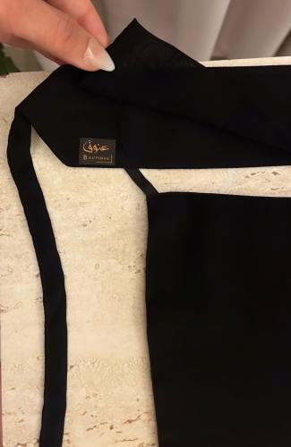 نقاب اسلامي بغطاء مقوى بمطاط قصير