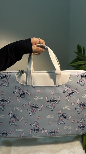 Laptop bag with various characters