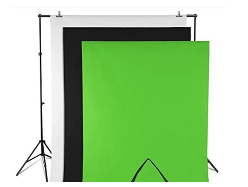 استديو تصوير 360W مع خلفيات