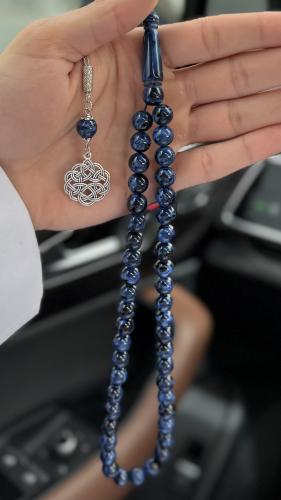 سبحة بكلايت كحلي مموَّج