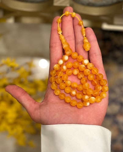 سبحة بكلايت بلجيكي اصفر