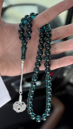 سبحة زعفران | تركواز حرباء