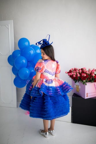 فستان مميز بقماش الجكارا