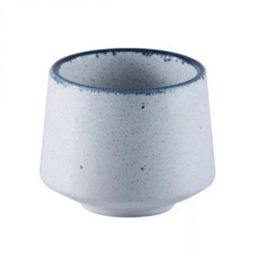 كوب سيراميك بحافة زرقاء 180ml