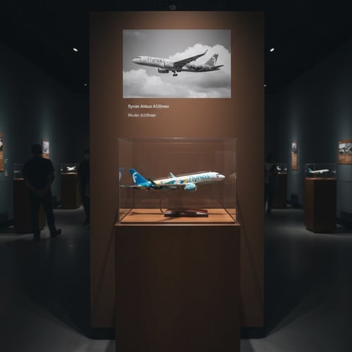 مجسم طائرة " طيران ناس " ( flynas ) - بهوية " صيف...