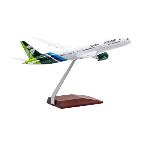 مجسم طائرة الخطوط السعودية " اليوم الوطني " 1/200