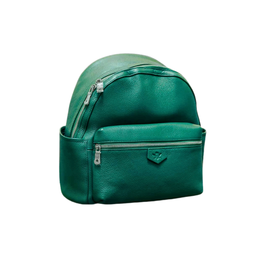 حقيبة ظهر جلدية الخطوط السعودية - أخضر