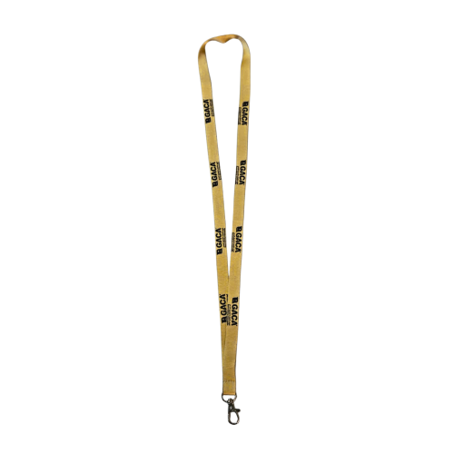 حامل بطاقة بشعار GACA - ذهبي