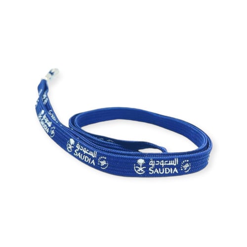 حامل بطاقة بشعار الخطوط السعودية كحلي