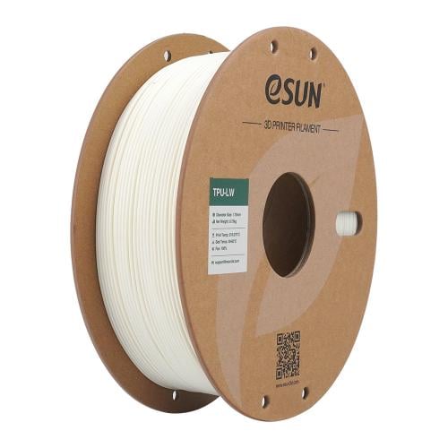 eSUN TPU-LW Light Weight (White) 3D Filament 1.75Ø...
