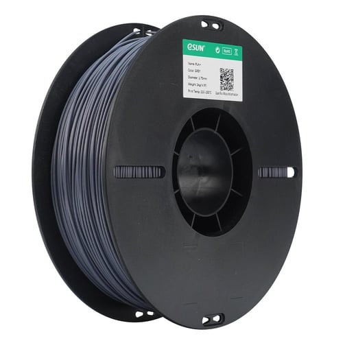 eSUN PLA+ (Grey) 3D Filament 1.75Ø, 1kg
