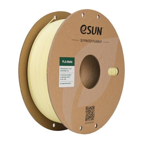 eSUN ePLA-Matte (Almond Yellow) 3D Filament 1.75Ø,...
