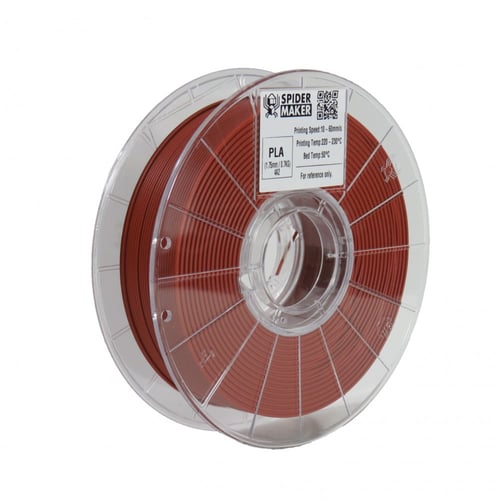SpiderMaker Matte PLA (Brick Red) 3D Filament 1.75...