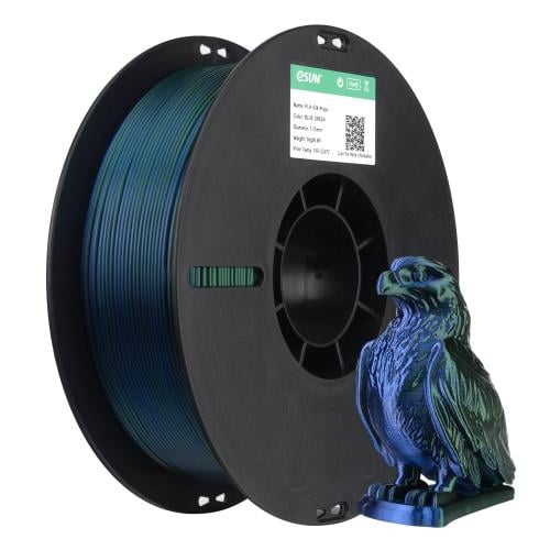eSUN eSilk-PLA Magic (Blue&Green) 3D Filament 1.75...