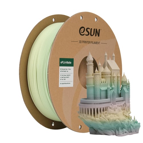 eSUN ePLA-Matte (Rainbow) 3D Filament 1.75Ø, 1kg