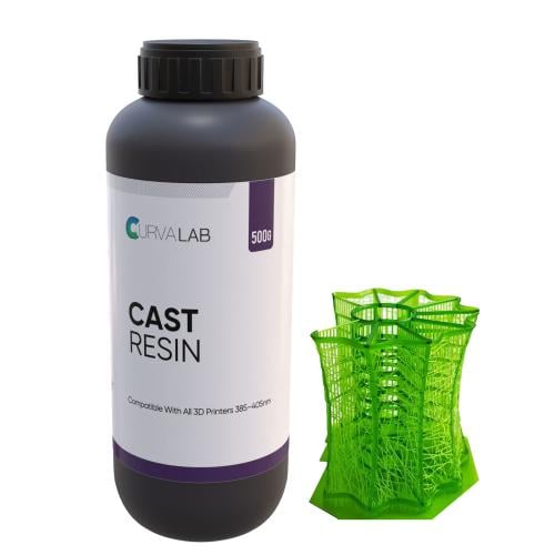 CurvaLab CAST Resin For LCD 3D Printers, 0.5kg