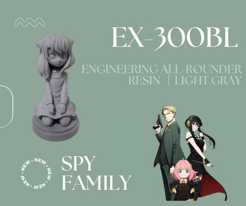 SpiderMaker EX-300BL Engineering All-Rounder Resin...