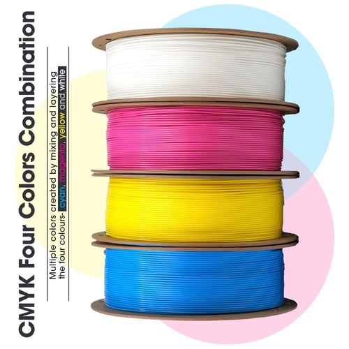 eSUN PLA+ CMYK 3D Filament 1.75Ø