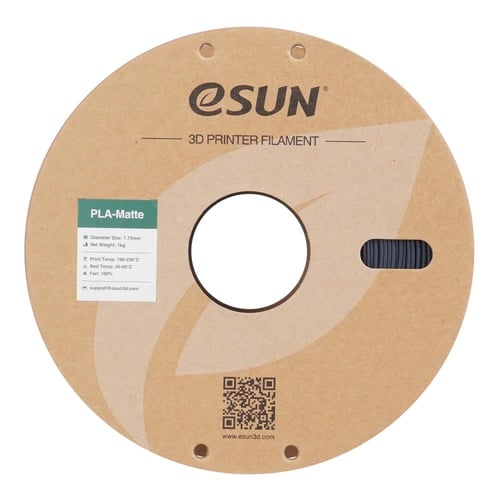 eSUN ePLA-Matte (Dark grey) 3D Filament 1.75Ø, 1kg