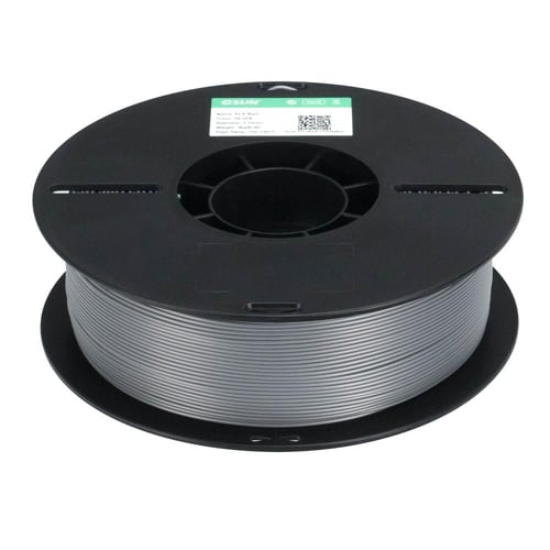 eSUN PLA Basic (Silver) 3D Filament 1.75Ø, 1kg
