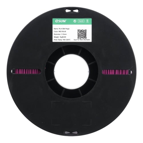 eSUN eSilk-PLA Magic (Red&Blue) 3D Filament 1.75Ø,...