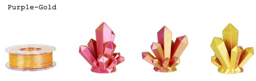 R3D Magic PLA (Gold-Purple) 3D Printing Filament 1...