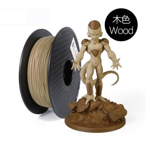 Hello3D PLA Wood-Like (Natural) 3D Filament 1.75Ø,...