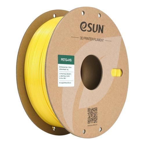 eSUN PETG+ HS (Yellow) 3D Filament 1.75Ø, 1kg