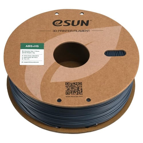 eSUN ABS+ HS (Grey) 3D Filament 1.75Ø, 1kg