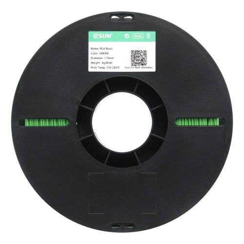 eSUN PLA Basic (Green) 3D Filament 1.75Ø, 1kg