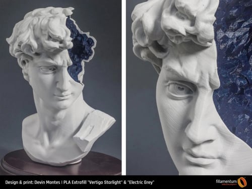 Fillamentum PLA Extrafill (Electric Grey) 3D Print...