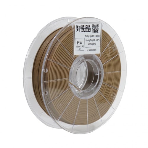SpiderMaker Matte PLA (Kraft Brown) 3D Filament 1....