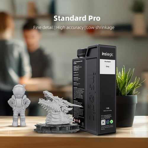 Inslogic Standard Pro Resin (Dark Grey) For LCD 3D...