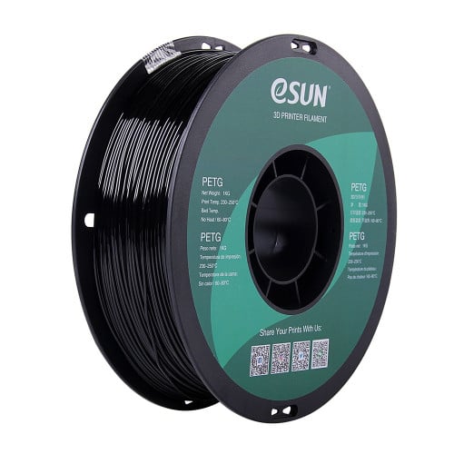 eSUN PETG (Solid Black) 3D Filament 1.75Ø, 1kg