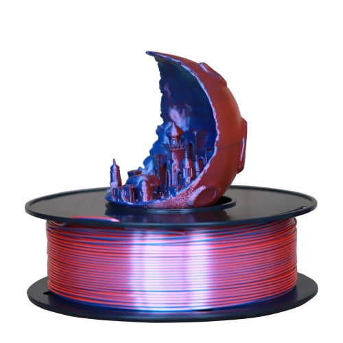 R3D Magic PLA (Red-Blue) 3D Printing Filament 1.75...