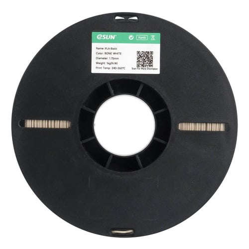 eSUN PLA Basic (Bone White) 3D Filament 1.75Ø, 1kg