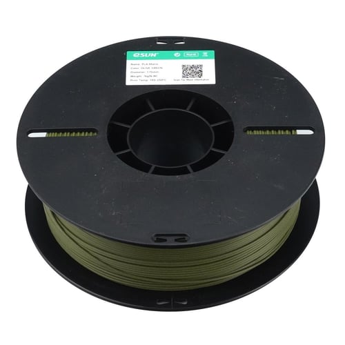 eSUN ePLA-Matte (Olive Green) 3D Filament 1.75Ø, 1...