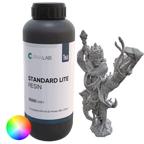 CurvaLab STANDER LITE Resin For LCD 3D Printers, 1kg (3 colors)