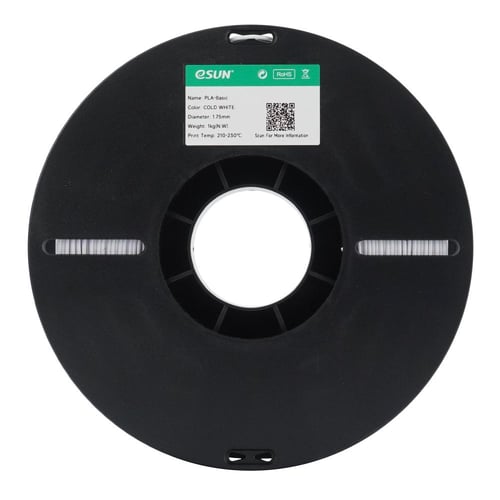 eSUN PLA Basic (Cold White) 3D Filament 1.75Ø, 1kg