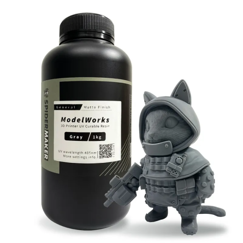 SpiderMaker ModelWorks General Resin (Matte Grey)...