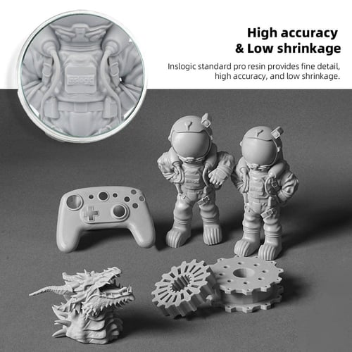 Inslogic Standard Pro Resin (Dark Grey) For LCD 3D...