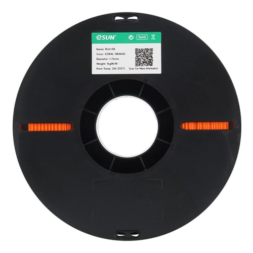 eSUN PLA+ HS (Coral Orange) 3D Filament 1.75Ø, 1kg